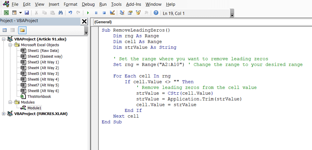 9 Ways To Remove Leading Zeroes In Excel Excelgraduate