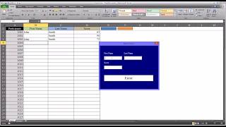 Adding Data To An Excel Worksheet Using Textbox Controls On A Vba