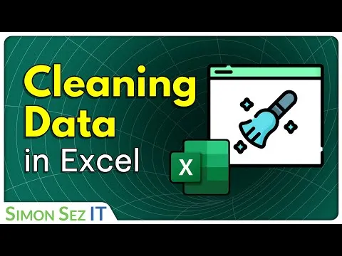 Cleaning Data In Excel Microsoft Excel Crash Course Youtube