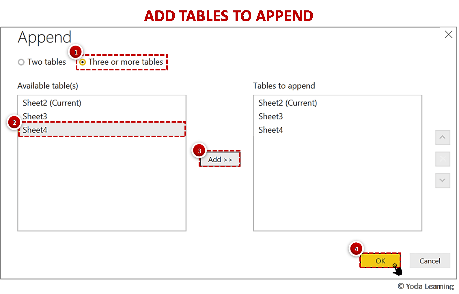 Consolidate Multiple Excel Sheets Using Power Query Append