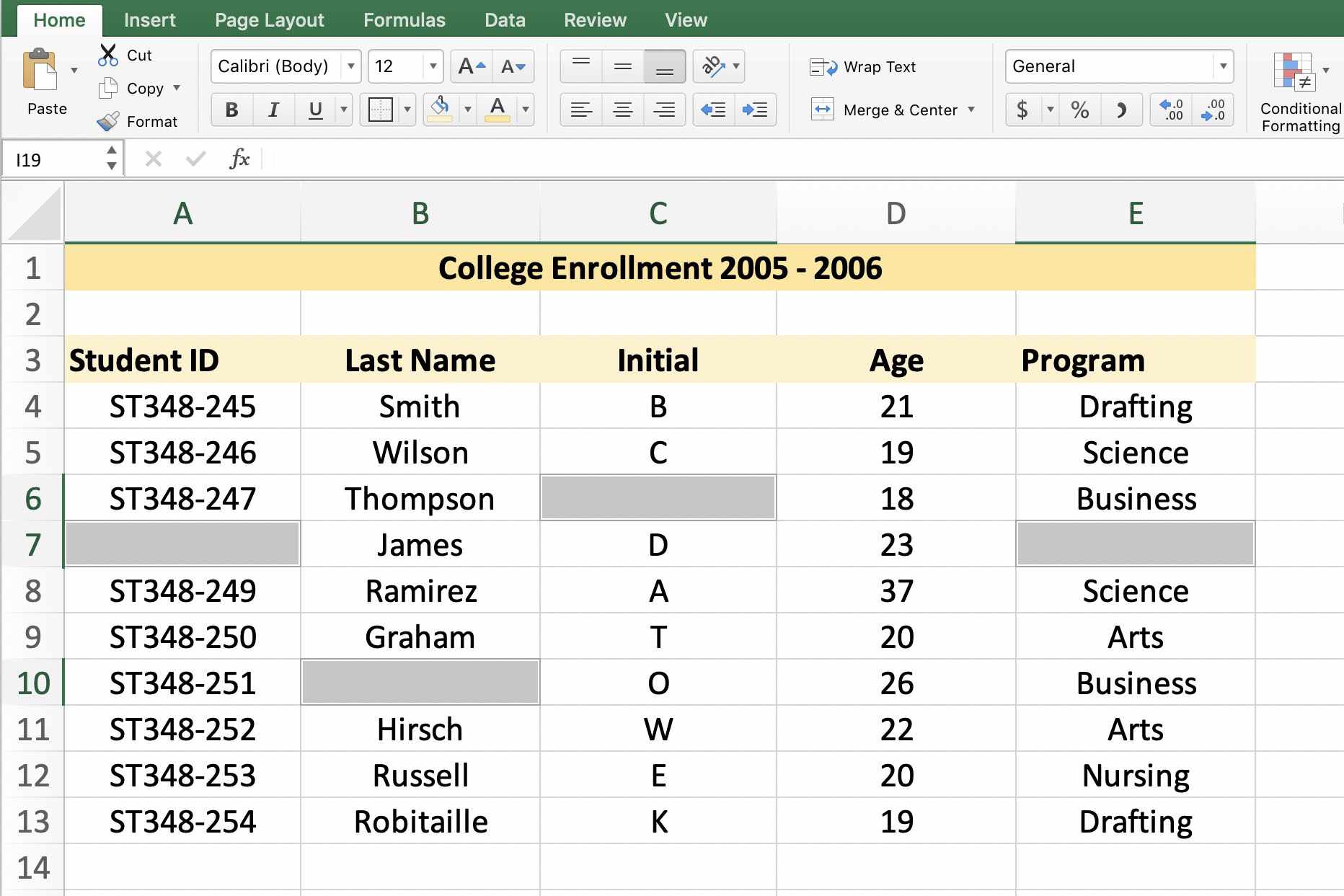 Data Table In Excel Create One Variable And Two Variable Data Tables