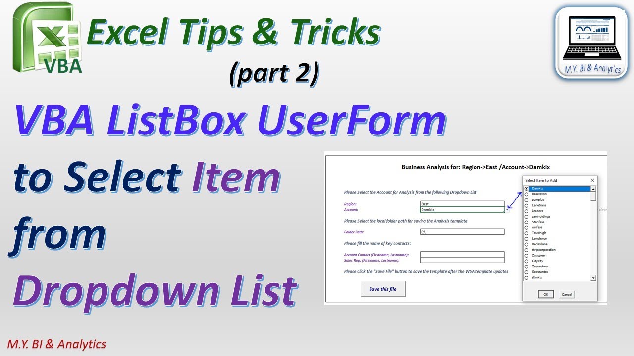 Excel Vba Userform Drop Down List From Sheet Printable Forms Free Online