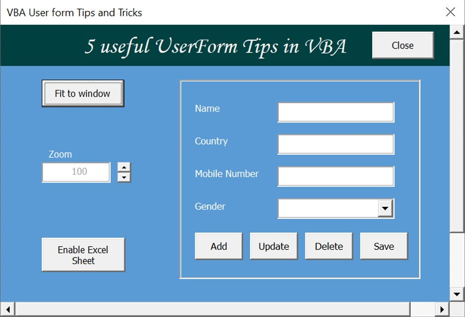 Excel Vba Userform Listbox Examples Download Bapthinking