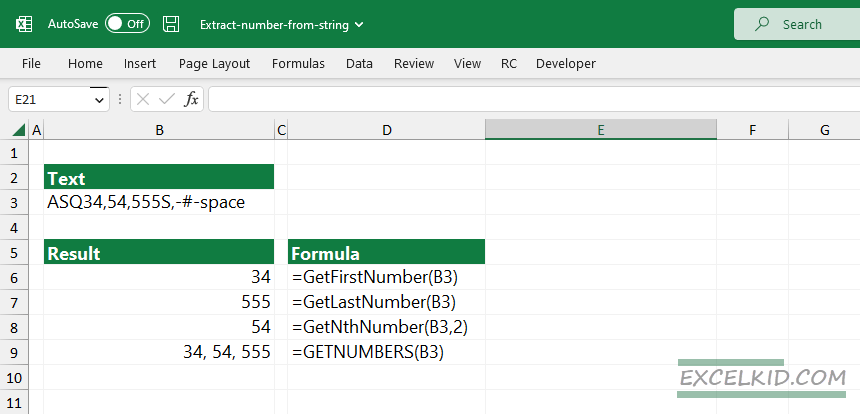 Mastering Number Extraction from Strings in Excel