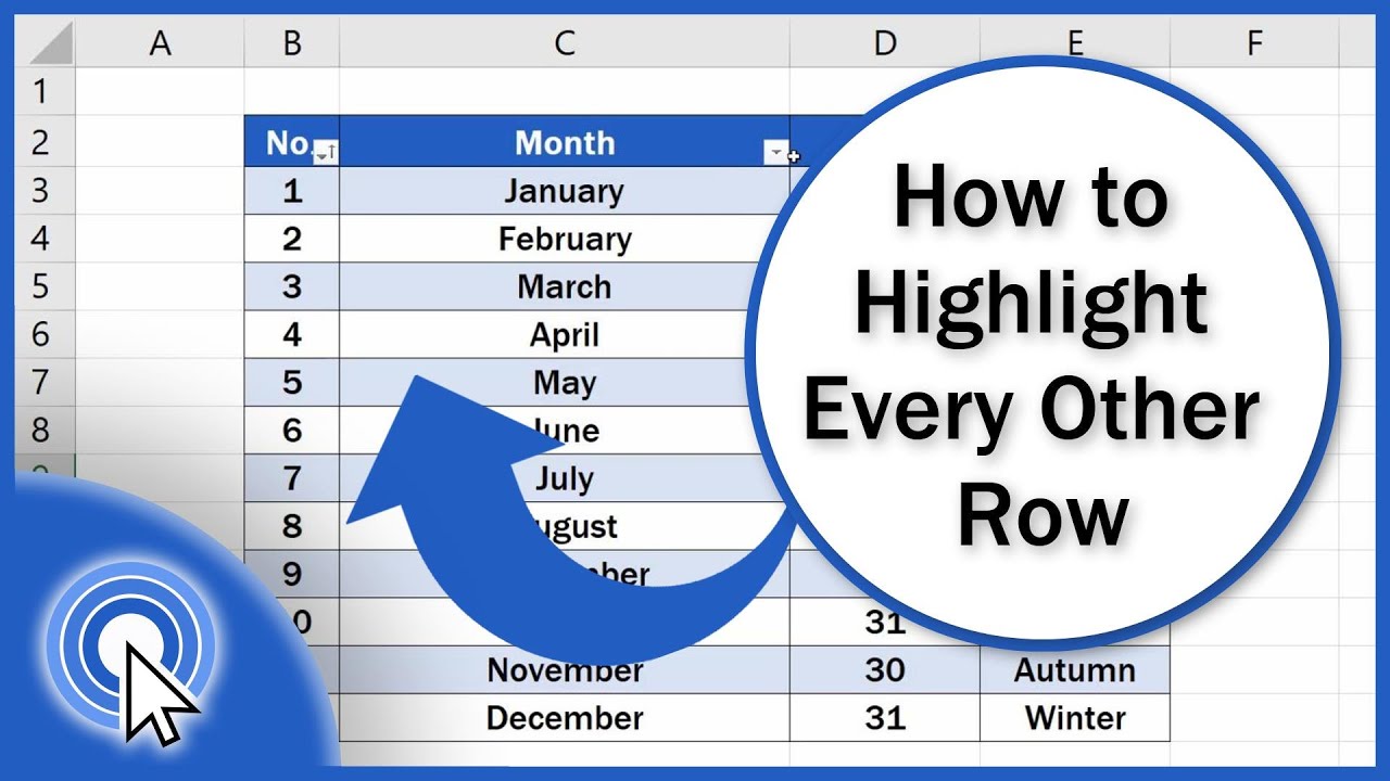 5 Easy Ways to Highlight Every Other Line in Excel