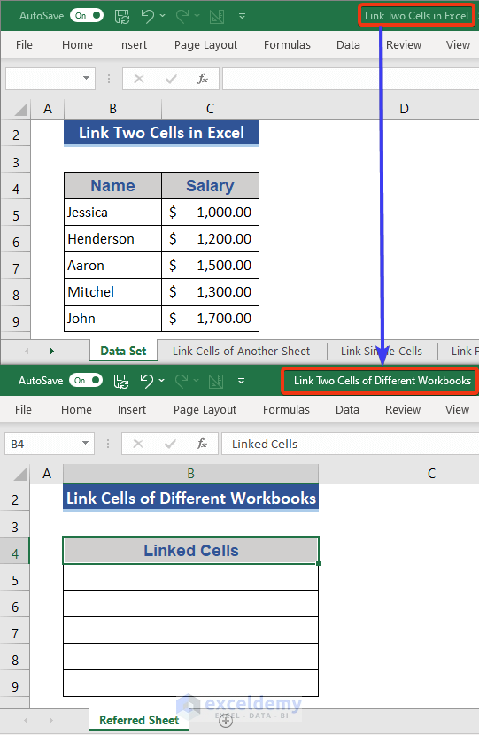 5 Easy Ways to Link Cells in Excel