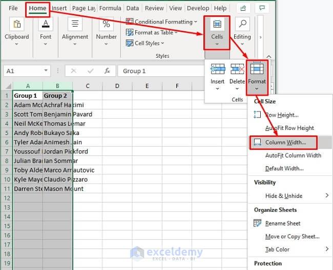 Uniform Excel Cell Size: Easy How-To