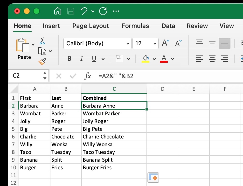 How To Merge Columns In Microsoft Excel Without Data Loss