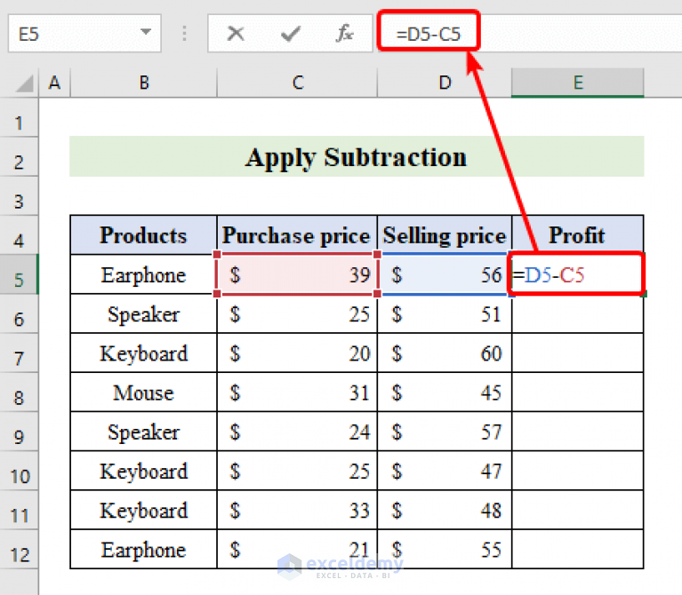 Minus Two Columns in Excel: Quick Guide