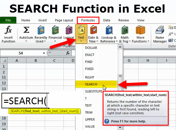 How To Search In Excel