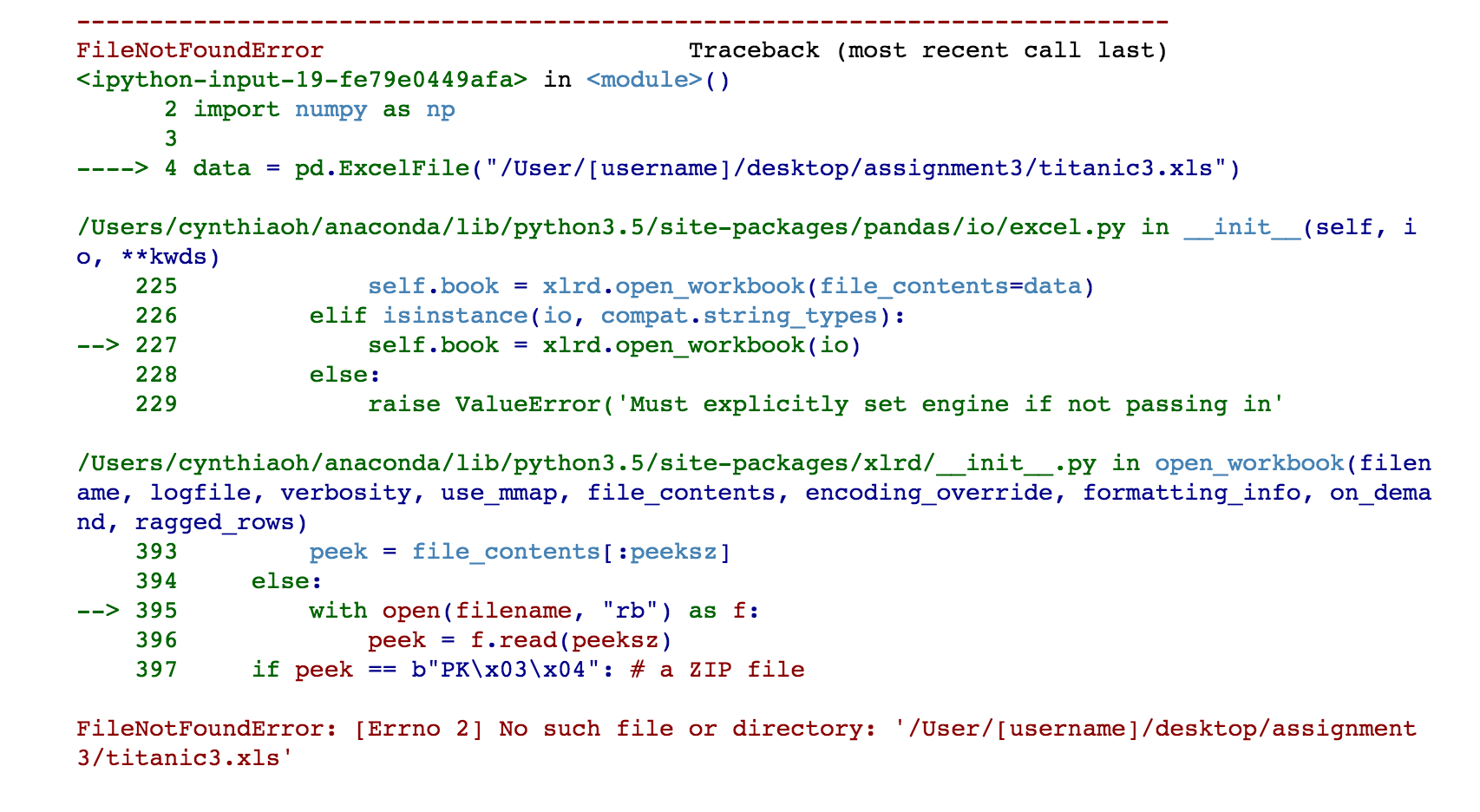 How To Specify Column Names While Reading An Excel File Using Pandas