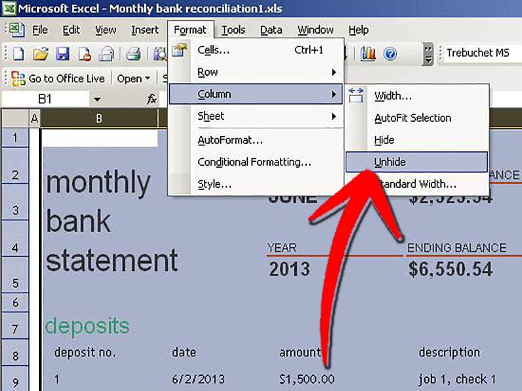 3 Easy Ways to Unhide Column A in Excel