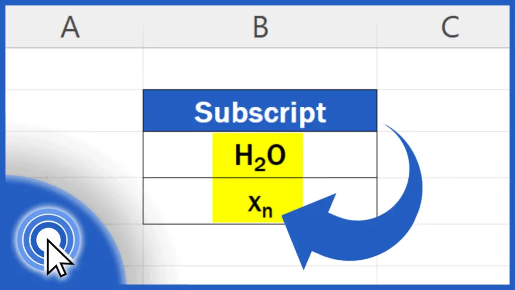 5 Ways to Write Subscript in Excel on Mac