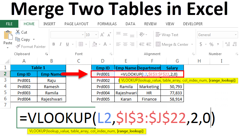 Merge Two Tabs In Excel