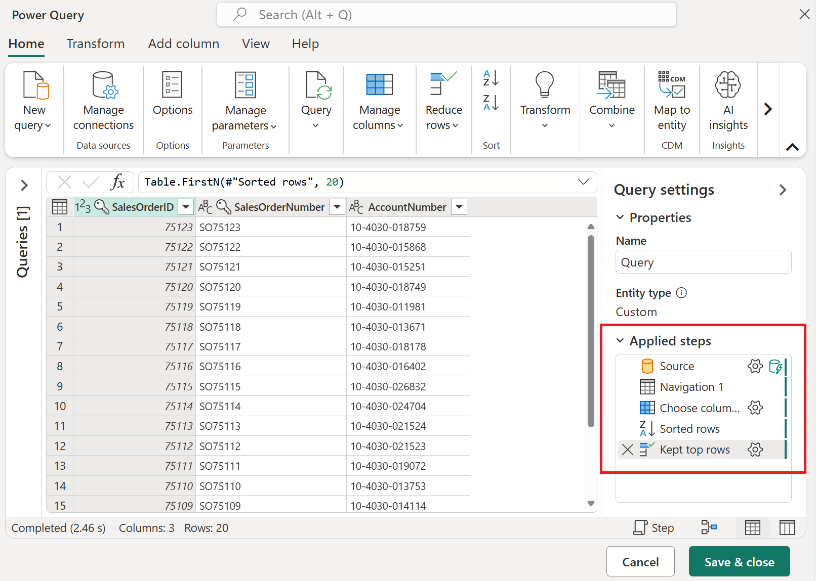 Power Query Create Function To Save Steps Applied And Automate Report