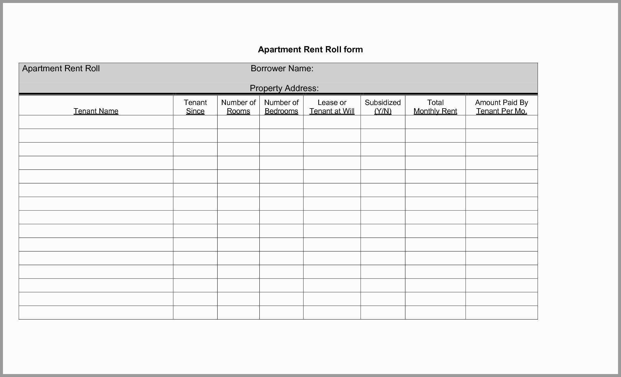 Rent Roll Template: VBA Excel Guide for Property Management