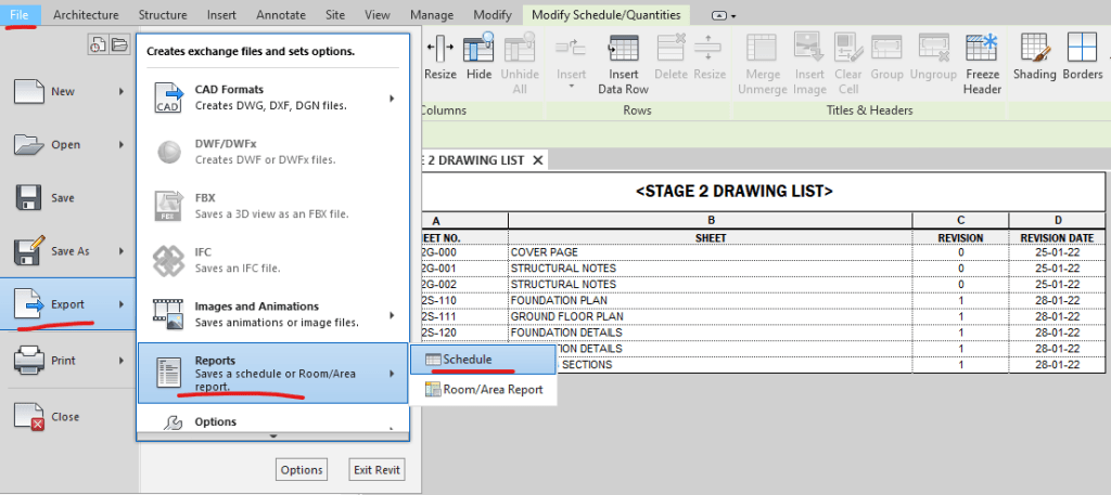 Revit Add Ons Free Revision Extractor Export Revision Schedules To Excel