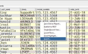 Tutorial Exporting Query Results